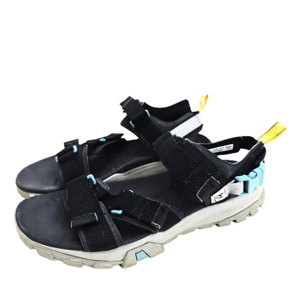 Timberland Black Garrison Trail Webbing Strap Hiking Sandal Men's Size 12